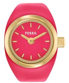 Fossil Montre à Quartz pour Femme - Mouvement à Deux Aiguilles - Bracelet en Acier Inoxydable, Rose et doré, 15 mm, Sangle