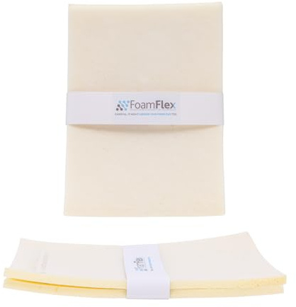 FoamFlex | Kit da 2 Spugne Oleoassorbenti Idrorepellenti, 33 x 24 cm H 1 cm | Riutilizzabili, per pulizia di oli e liquidi