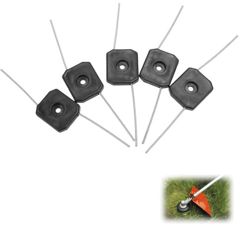 5 Pcs 150mm Trimmer Line Lightweight,String Trimmer Head Portable Trimmer Head Replacement Parts Garden Tool Strimmer Accessories for Electric Grass Trimmers Trimming Gardens Lawns Crops