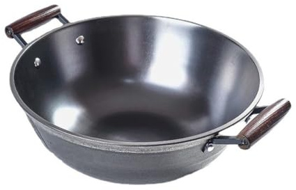 Aioneer Cast Iron Skillet Ear Pig Iron Frying Pan Stewing Pot Household Iron Skillet Uncoated
