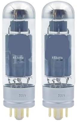 Tubo EL34PH EL34 EL34C EL34B 6P3P 6CA7 KT66 6V6 KT77 6L6 Amplificatore valvolare audio HIFI(1Pair Matched)