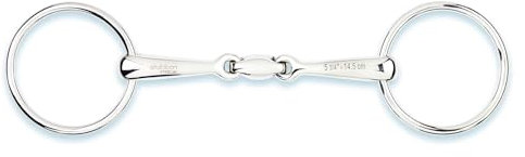 Stübben Gebiss 2221 Trense Easy Control doppelt gebrochen - 14,5 cm - 16 mm - Edelstahl