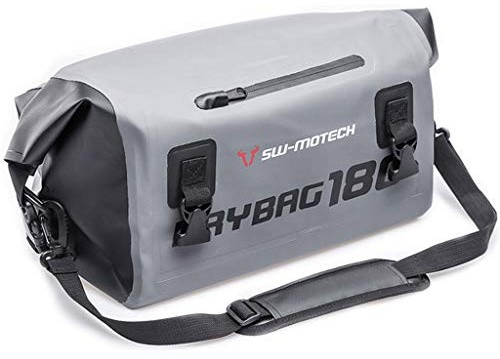 SW-MOTECH BC.WPB.00.018.10000 Drybag 180 Hecktasche 18L, Grau/Schwarz, Wasserdicht