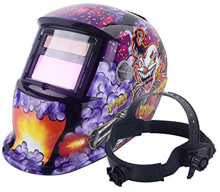 Ejoyous - Casco de soldadura, máscara de soldadura, protección de soldador automático con función de molienda oscurecimiento automático y chip inteligente integrado para TIG MIG MMA Soldadura por