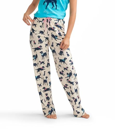 Little Blue House Damen Jersey-Pyjamahose Pyjamaunterteil, Bandana-Labs, X-Large