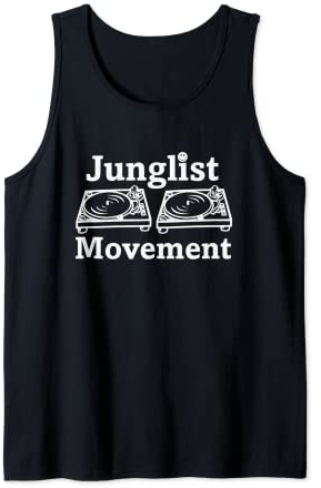 Junglist Movement Jungle Drum and Bass Music Design Débardeur