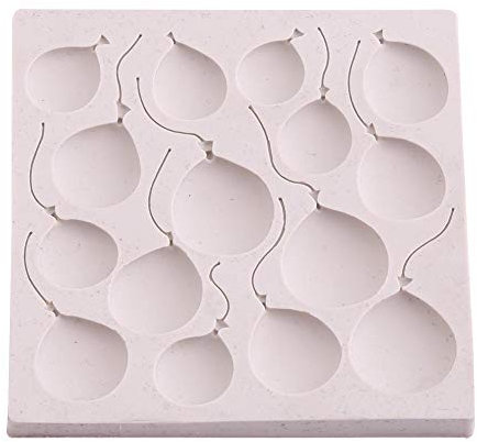 Stampo in Silicone Fondente, palloncini creativi in ​​silicone 3D Palloncini in silicone Stampo per torta fondente Stampo per cioccolato Sugarcraft Decorazione strumento fai da te(Grigio)