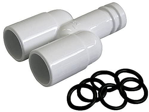 2-Wege Y-Verbinder mit O-Ringen für Kondensatschlauch Ø 20mm, z.B. bei Klimaanlagen
