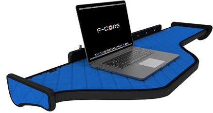 F-CORE Tablettes Tableau de Bord Camion compatibilité pour DAF XF 106 01.14-09.21 Double Panneau LED 24V Bleu