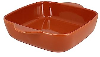 MENASTYL - Plat à four octave carré 24cm 1.2l en grès terracotta - 3356166
