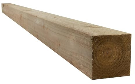 Snowdon Timber Garden Treated 4x4 Fence Post (H) 2.4m (W) 100mm 10 Pack