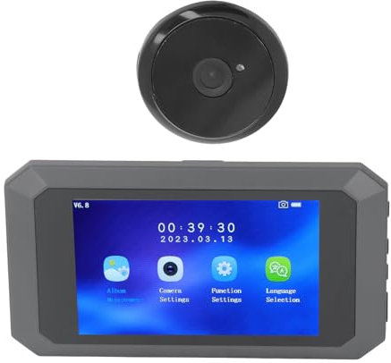 Guckloch Video Türklingeln, Digitaler Türspion mit 3,97 Zoll LCD Display, 1080P, 135° Weitwinkel Nachtsicht, Bewegungserkennung, Überwachung, Katzenaugenkamera Sicherheit