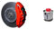 Foliatec Bremssattel Lack Set, Hitzebeständig, Komplettsatz für 4 Bremssättel, Performance Red, 7-teiliges Set & Bremssattel Lack Spezial Verdünnung 100 ml