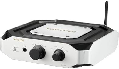 Valortiva Octa A1 Stereo Integrated Amplifier | 35W per Channel | RCA, AUX, USB, Wireless Streaming | Subwoofer & Headphone Outputs | 2.1 Channel HiFi Amp for Modern Home Audio System (Metro Silver)