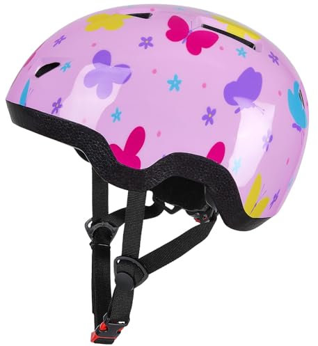 Kinder Fahrradhelm für 1-3 Jahre,Einhorn Helm für Mädchen,Verstellbarer Kinderhelm für Fahrrad,Skateboard,Scooter,Skaten