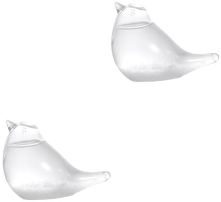 RORPOIR 2piezas Decoración De y Elegante Reloj De Forma De Pájaro Barómetro De para Previsión del para Cumpleaños y Navidad