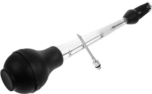 BEBEMOKO Food Injector Needle Meat Seasoning Pump for Turkey Kitchen Gadget Easy to Use and Clean