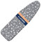 happhom Ironing Board Cover with Extra Thick Heavy Duty Pad, 4 Layers, Silver Coated Ironing Board Cover, Drawstring Tightening with Scorch and Stain Resistant Padding 35x115 cm (Soft Grey, M)