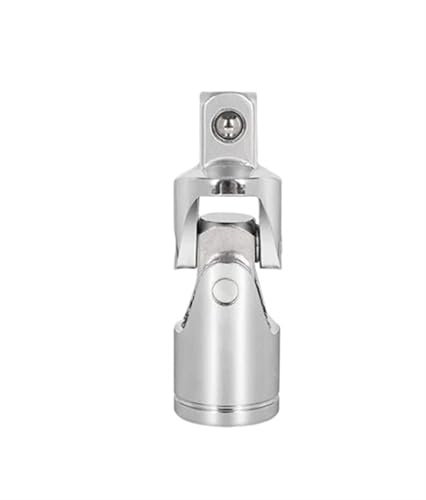 VNSMM werkzeugkoffer Universalgelenk-Satz, Steckschlüssel-Adapter für Ratschenschlüssel, 1/4 Zoll, 3/8 Zoll, 1/2 Zoll, Verlängerungsstangen-Adapter, CRV-Stahl steckschlüsselsatz(3-8 one Piece)