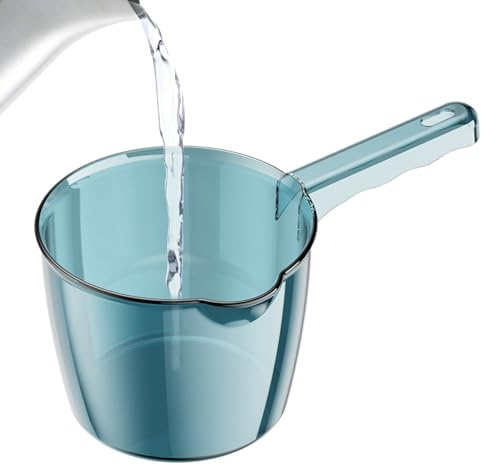 Water Scoop - Bath Jug Transparent Water Dipper Efficient Bathroom Cups for Bathroom, Kids, Fruits, Kitchen and Bathroom Use