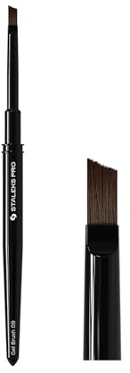 STALEKS PRO by Natury Nails Pinceau angulaire pour construction et décoration d'ongles en gel. Poils de 6 x 9 mm. Expert (NBE 09)
