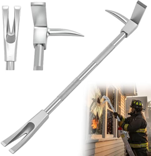 Outil Halligan Bar 61cm 78cm 91cm Barre à levier en acier forgé avec pointe, fourche et tire-clous 910mm