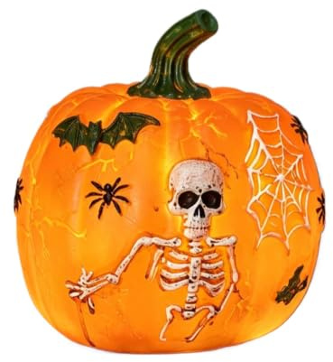 Lámpara decorativa de resina para Halloween, diseño retro aterrador
