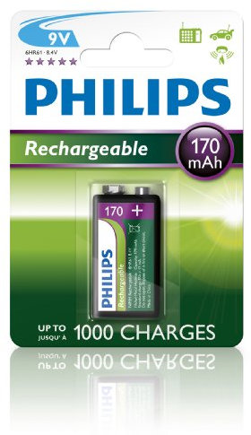 Philips 7R22NM Pile 9 V 170 MAH Rechargeable