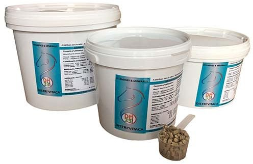 Complément vitamines Chevaux - Distri’Vitaca – Minéraux, Vitalité et Performance (1 kg)