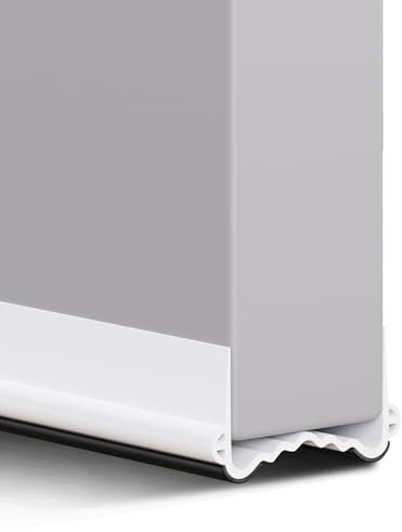 XAOCED Türdichtung Zugluftstopper für Türen 100cm, Schallschutz Türdichtung Unten Selbstklebend, Besser Geeignet für Türen Im Haus (Leicht zu installieren/Fällt Nicht Ab/Wiederverwendbar) (1, Weiß)