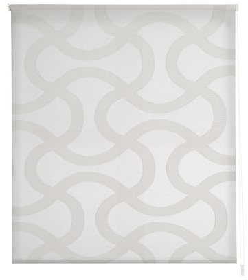 Estoralis | Bronn | Estor Enrollable Diseño Moderno | Visillo Translúcido | Blanco | 80 x 255 cm (Ancho/Alto) Tamaño Tela 77 x 250 cm | Estores para Ventanas y Puertas