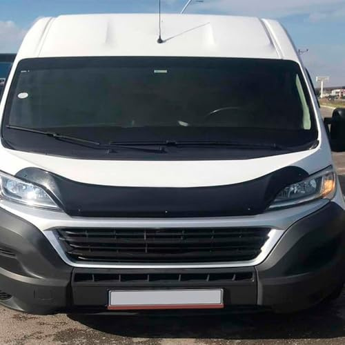 Oneway Protector de capó compatible con Fiat Ducato 4ª generación 2014- y Peugeot Boxer 2014- - Negro brillante