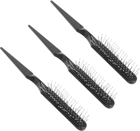 Hemobllo 3 Piezas Peine de Peluquería Punta Fina para Cardar Unidades Peine Desenredante para Teñir el Cabello y Peinar Mechones