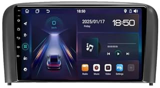 Autouppspelning Autostereo Bil Bilstereo för Volvo S80 1998-2006 Pekskärm Med Carplay Wifi Bluetooth Mirror Link, Fm, Rattkontroll, 4 Kärna 1G+16G