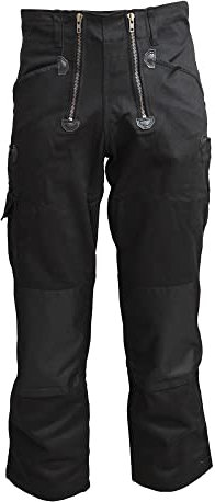 TMG | Zunfthose für Herren ohne Schlag, Dachdeckerhose mit Kniepolstern & viel Stauraum, 100% Baumwolle, 400gr | Gr. 58