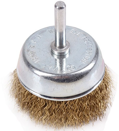 Heavy Duty 3 Wire Cup Brush - Paint/Rust Removal Wheel Drill Bit