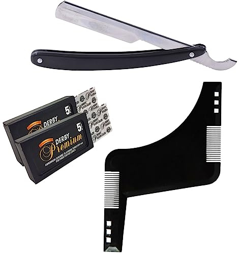 Bart-Schablone Rasiermesser Set für Herren Bart Beard Template Neck Beard Stencil Styling Beard Template Beard Line Styling