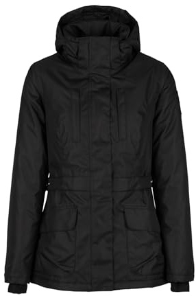 HORZE Damen Reitjacke Jadine, leichte Winterreitjacke wasserdicht und atmungsaktiv, Schwarz, 40