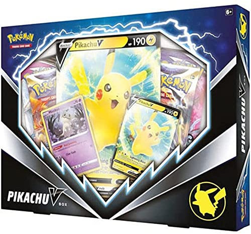 Pokemon TCG Pikachu V Booster Box - 4 Booster Packs + Promo!