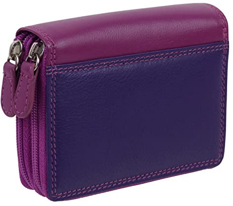 Golunski Leder Unisex Kreditkarte Concertina Geldbörse, Chinesische Rose, Casual