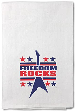 Style In Print Mothers Day Decor Flour Kitchen Towels Freedom Rocks Independence Day Holiday Concerts 4Th of July Cleaning Supplies Dish Towels Design Only