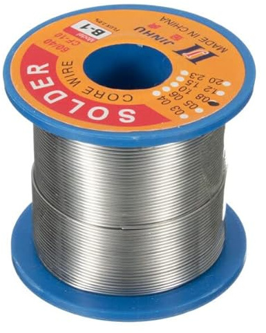 Bobina di filo di stagno per saldatura, 250 g, 60/40, 0,8 mm, nucleo di colofonia
