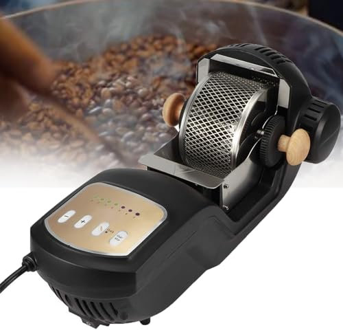 Electric Coffee Bean Roaster Machine, Automatic Coffee Bean Roaster, Commercial Roaster Adjust Temperature And Time, With 7 Options,Professional Electric Coffee Bean Roaster For Home/Restaurant,110V