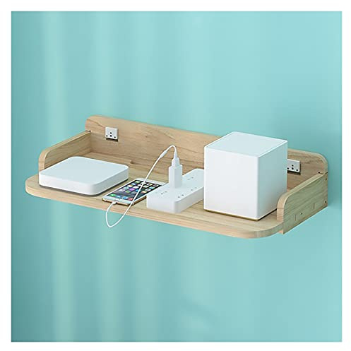 Ausziehbarer Projektor Projektor-Montageständer, schwebende Regale, Holz-Wandregale for Büro, Zuhause, Länge 18,9 Zoll, Holz Projektor-Wandhalterung