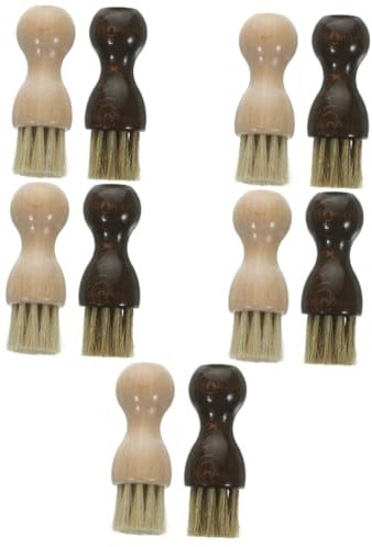 SOIMISS 10stücke Schuhputzbürste Reinigungsbürsten Aus Rosshaar Für Lederpflege Und Schuhpflege Zum Polieren Oiling Und Reinigen Von Schuhen Und Stiefeln