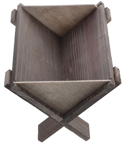 POPETPOP Pesebre De Madera 8.66X5.51X6.29In Cuna del NiñO JesúS BeléN De Madera DecoracióN Religiosa Navideña para Iglesias Y Fiestas