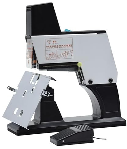 Agrafeuse automatique de bureau électrique, agrafeuse de bureau A3 à points plats, protection contre les bourrages, machine à relier à plaques et livres robuste, simple