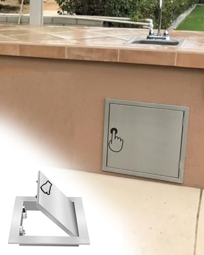 ENHEN Stainless Steel Kitchen Access Panel, Electrical Inspection Door with Push Latch, Outdoor Bbq Cover(36x36in/90x90cm)