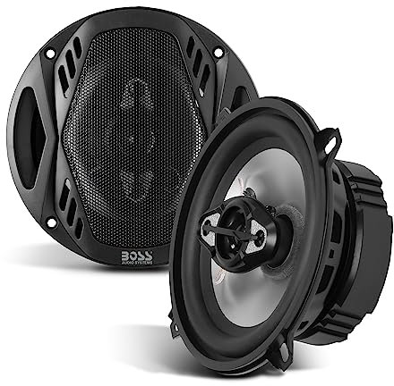 BOSS NX524 4-Voies 300W Enceinte de Voiture - Enceintes de Voiture (4-Voies, 300 W, 4 Ohm, 90 DB, 85-20000 Hz, 1,27 cm)