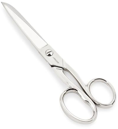 Arcos Tijeras de Modista de Acero Forjado 178 mm - Uso Profesional y Doméstico - Niqueladas en Plata - Serie Style